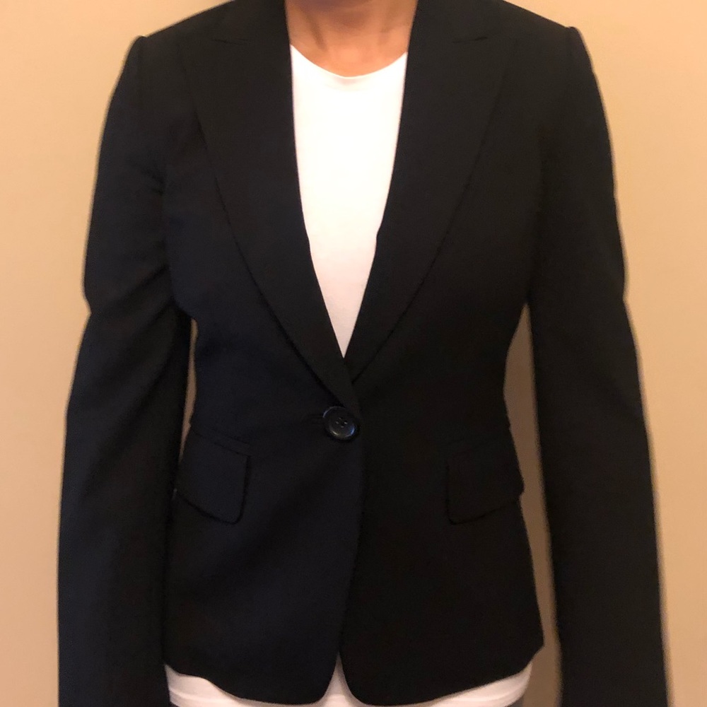 Banana Republic black wool blazer size 0